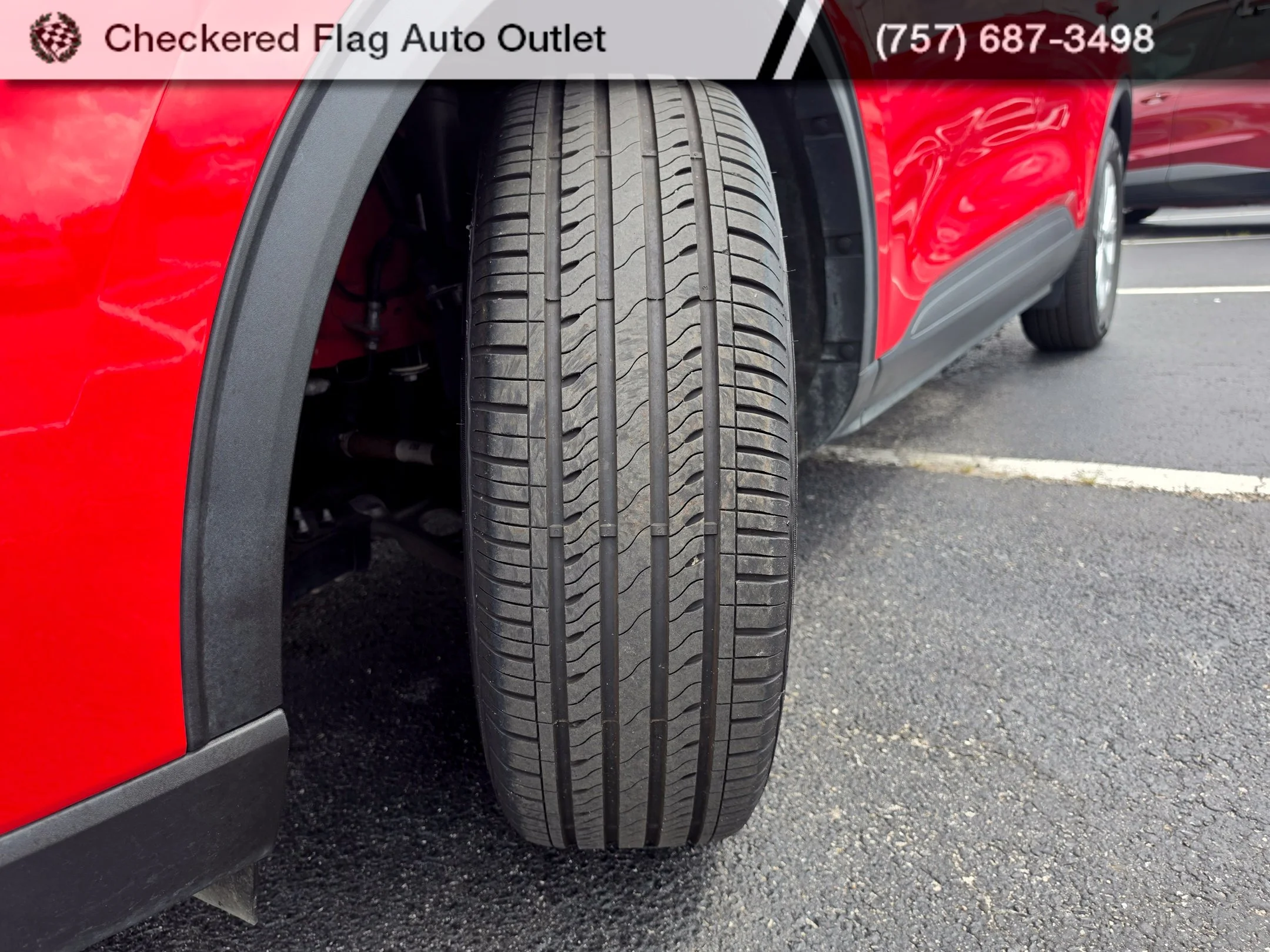 Used 2024 Race Red Ford Active image 10