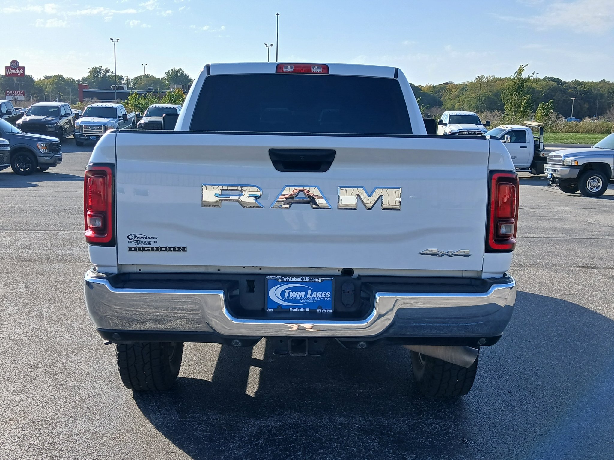 Used 2025 Bright White Clearcoat Ram Big Horn image 7