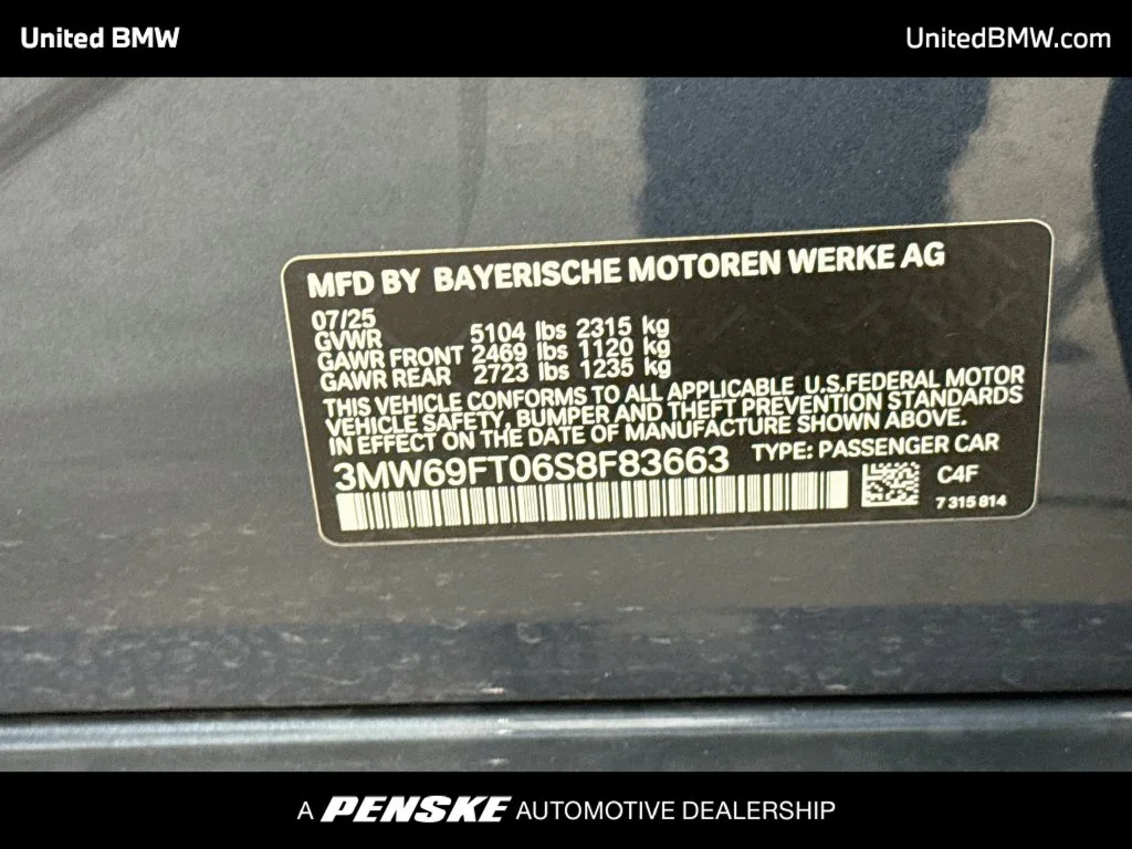 Certified Used 2025 Arctic Race Blue metallic BMW M340i xDrive image 22