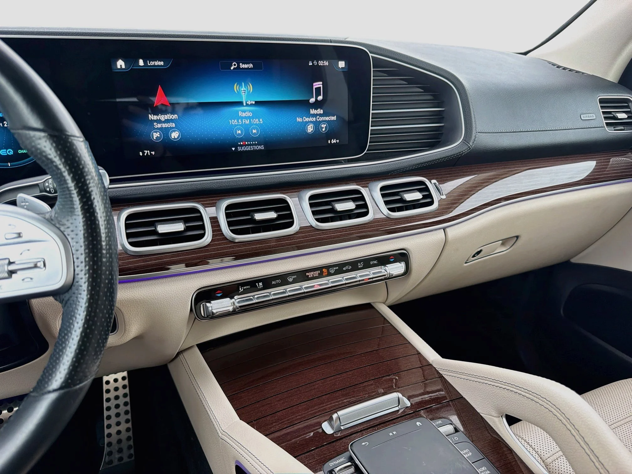 Used 2021 Diamond White Metallic Mercedes-Benz GLS 580 image 30