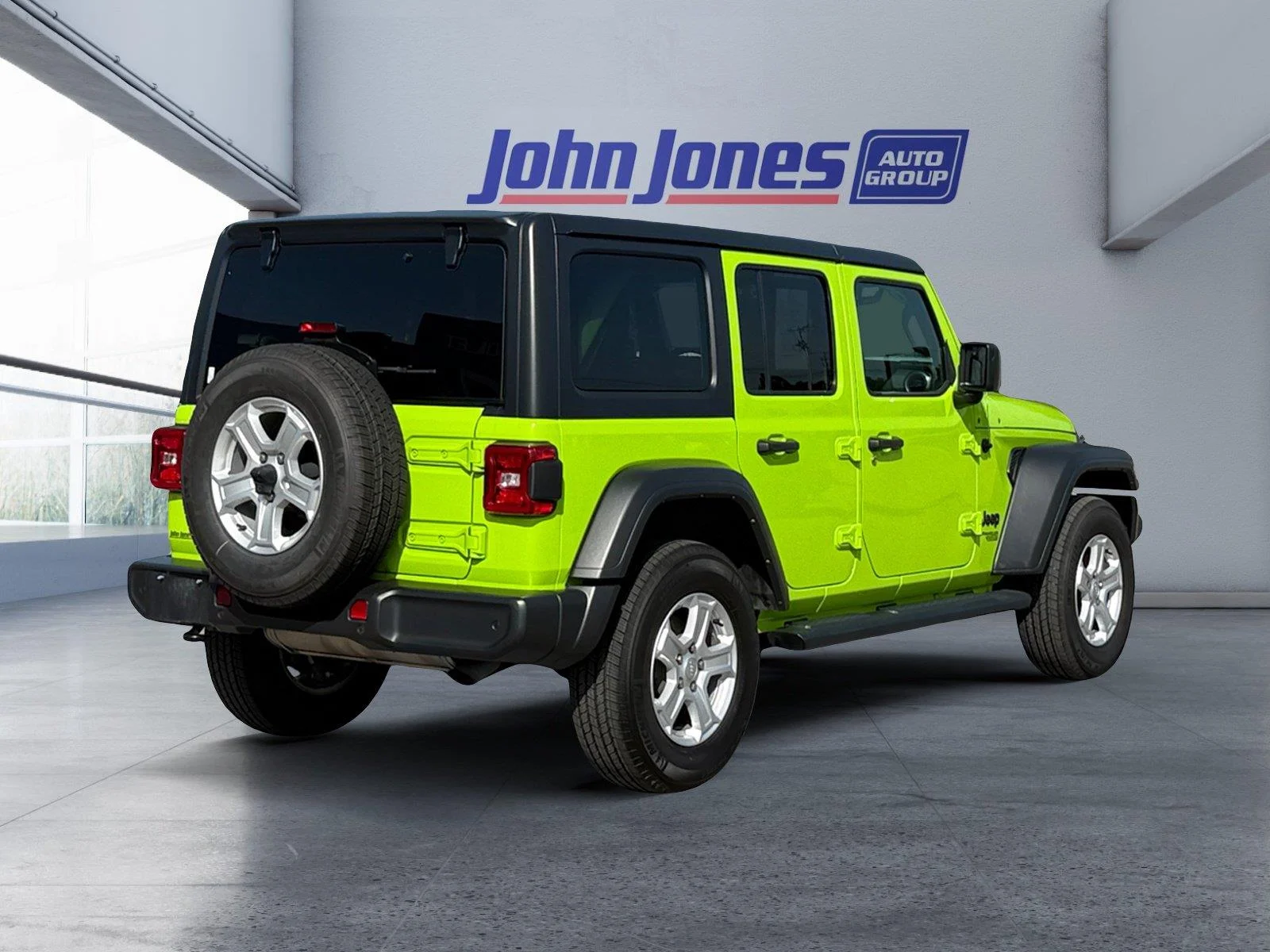 Used 2021 Sarge Green Clearcoat Jeep Unlimited Sport S image 5