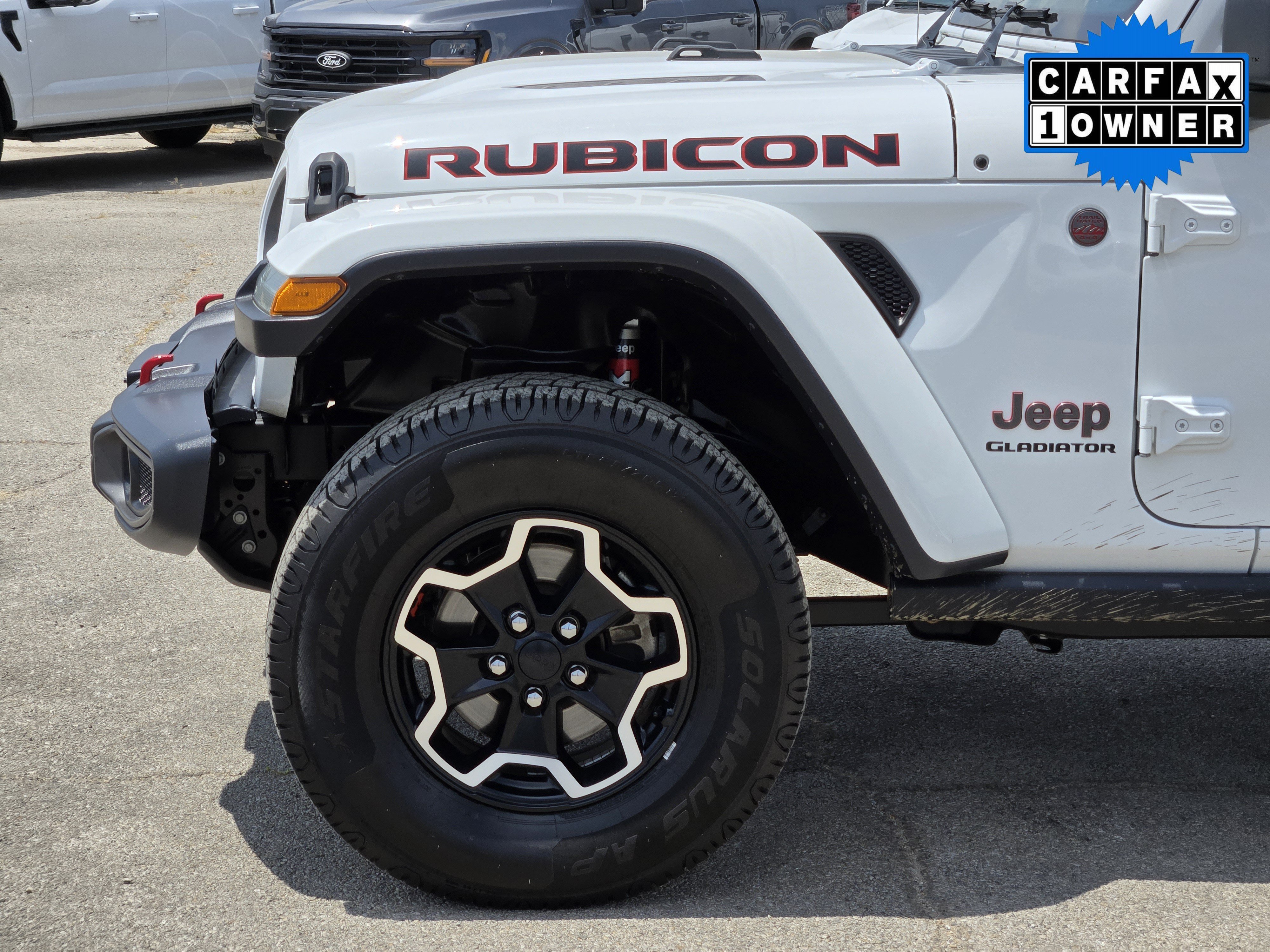 Certified Used 2020 Bright White Clearcoat Jeep Rubicon image 9