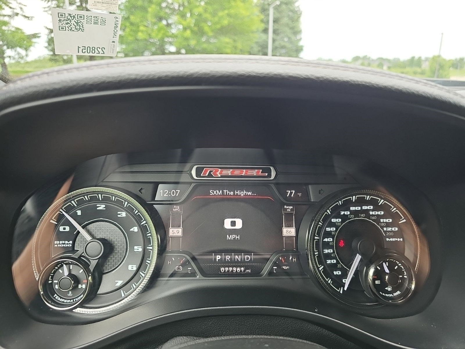 Used 2020 Maximum Steel Metallic Clearcoat Ram Rebel image 23