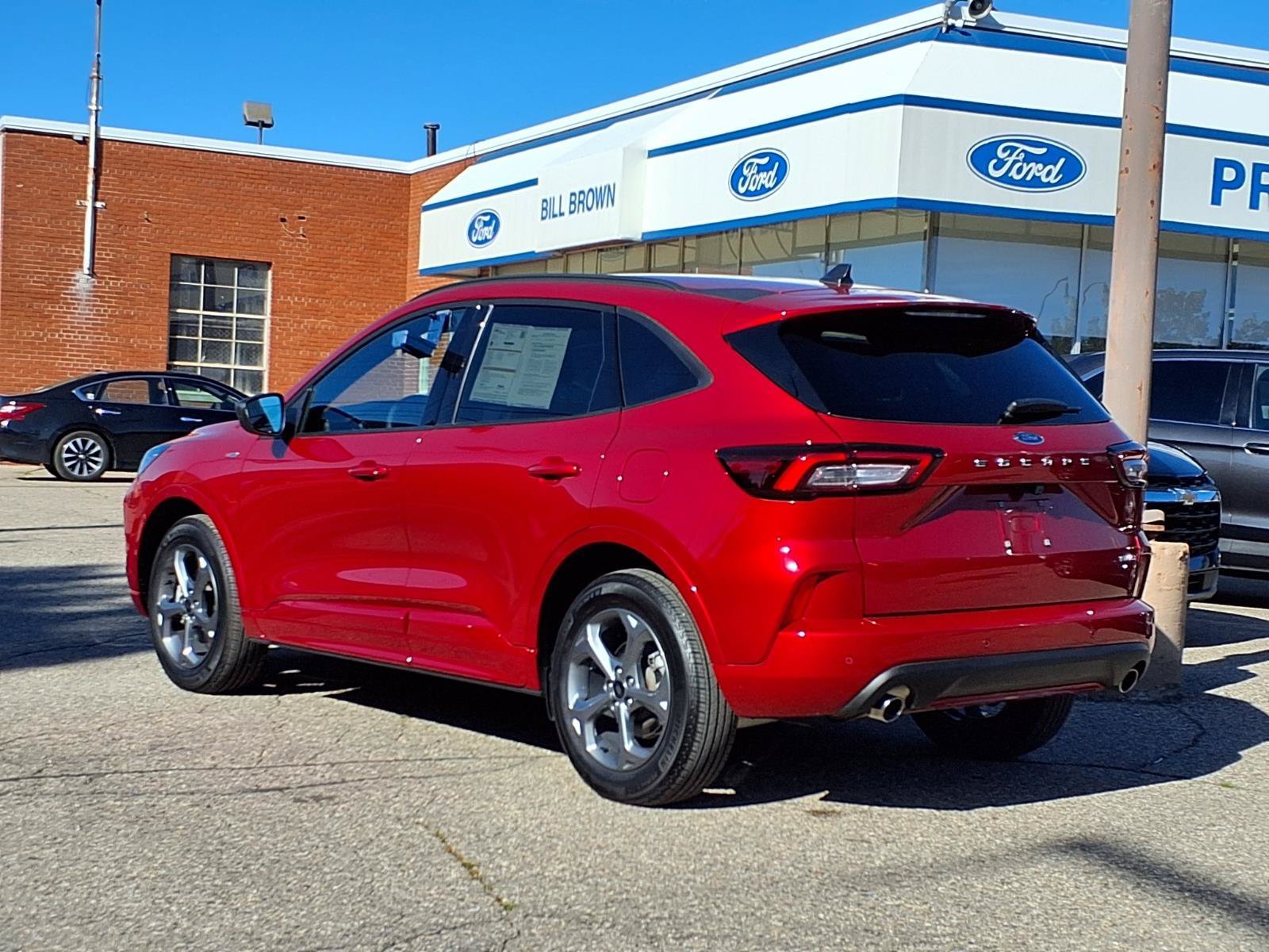 Used 2024 Rapid Red Metallic Tinted Clearcoat Ford ST-Line image 2