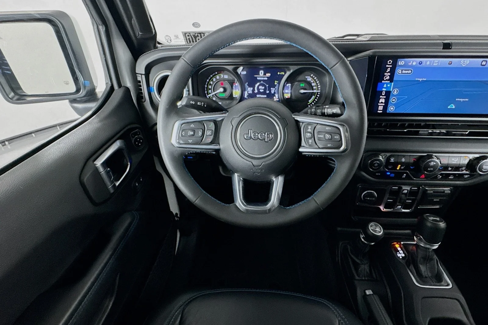 Used 2024 BRIGHT WHITE Jeep High Altitude image 5