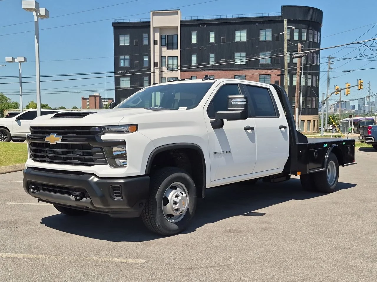 New 2025 Summit White Chevrolet Work Truck image 1