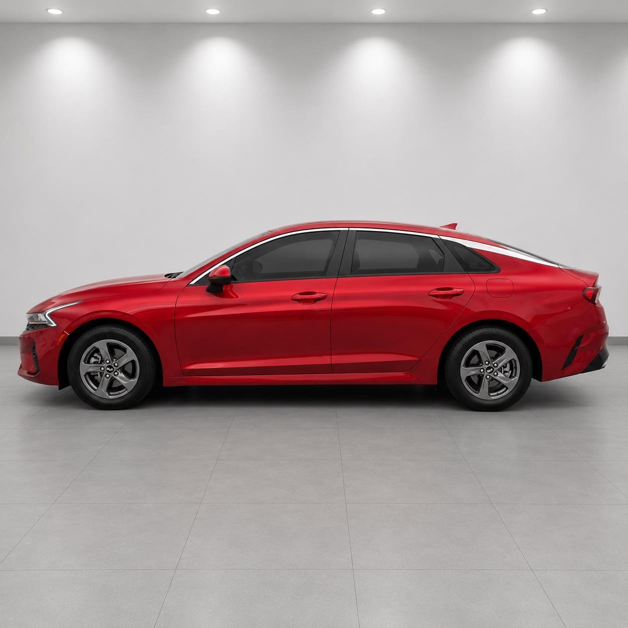 Used 2021 Passion Red Kia LXS image 2