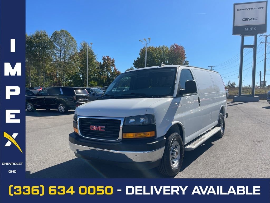 Summit White 2023 GMC Savana Cargo 2500 RWD Van Rear-Wheel Drive
