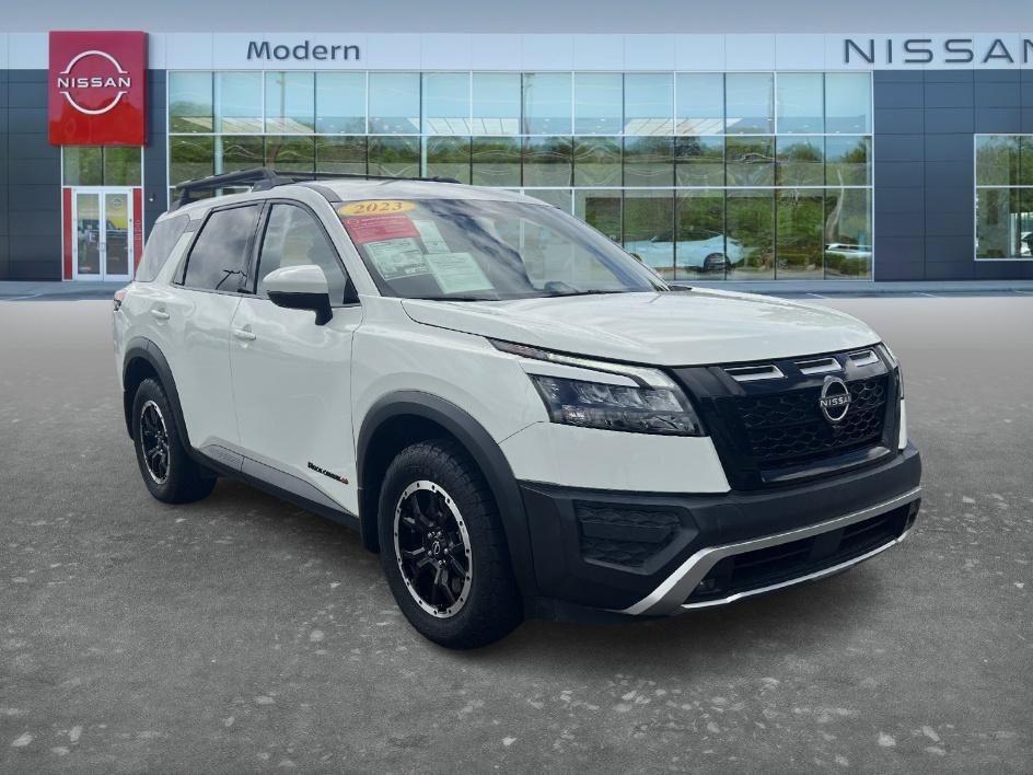 Used 2023 Glacier White Nissan Rock Creek image 3