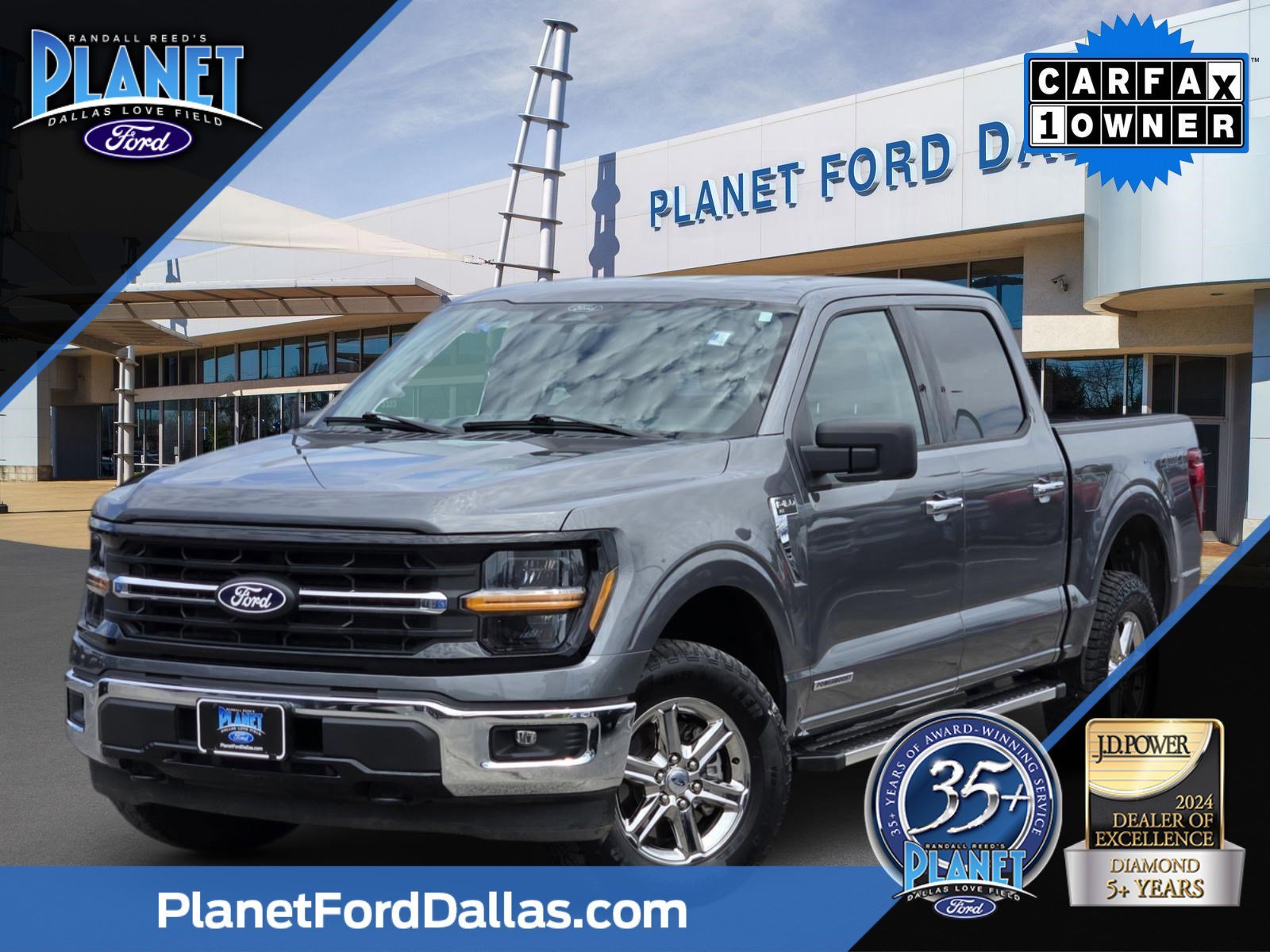Used 2025 Gray Metallic Ford XLT image 1