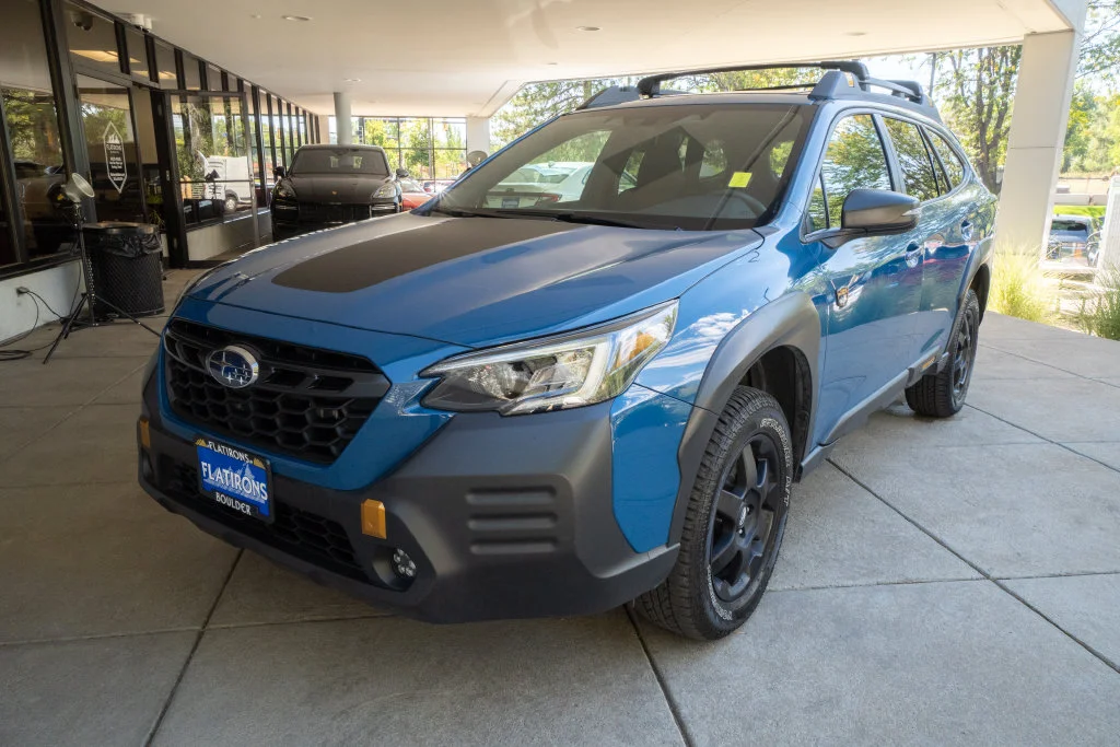 Used 2023 Blue Subaru Wilderness image 3