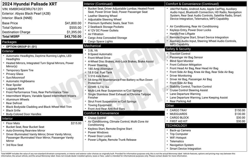 Certified Used 2024 Black Hyundai XRT image 3