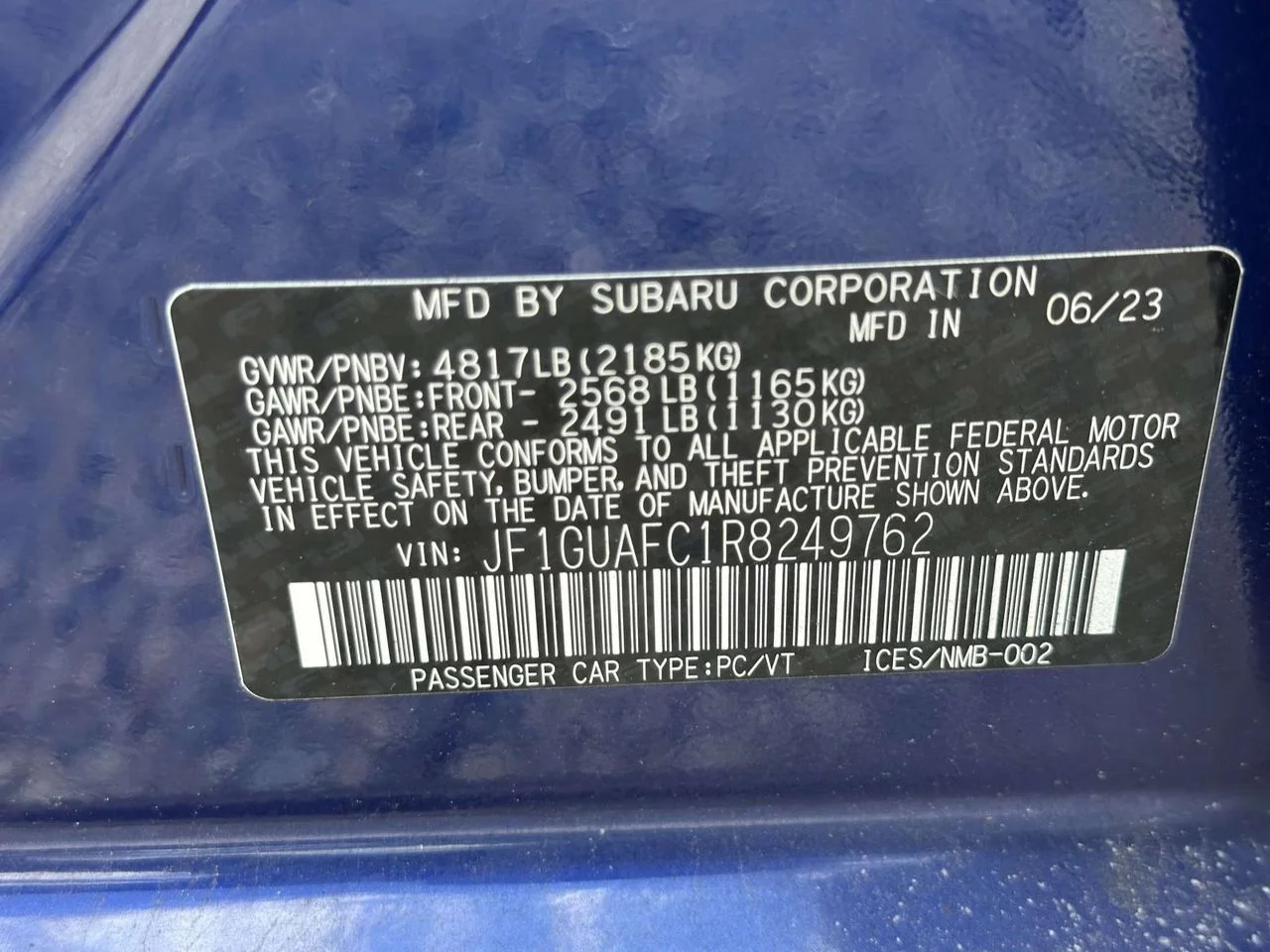 Used 2024 Sapphire Blue Pearl Subaru Sport 5-Door image 35