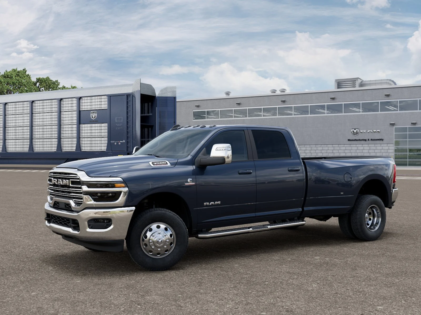 New 2026 Forged Blue Metallic Exterior Paint RAM LARAMIE image 1