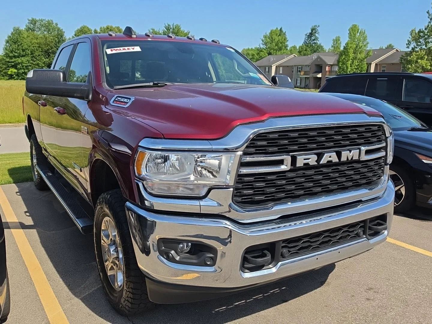 Used 2022 Delmonico Red Pearlcoat Ram Big Horn image 2