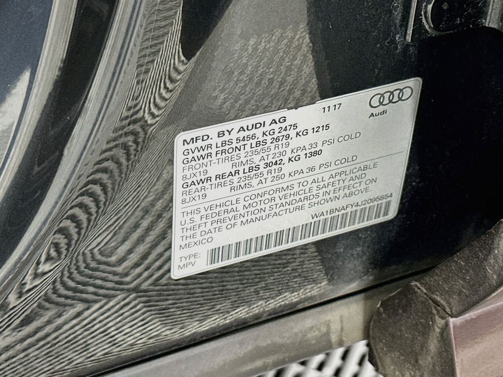 Used 2018 Gray Metallic Audi 2.0T Premium Plus image 34