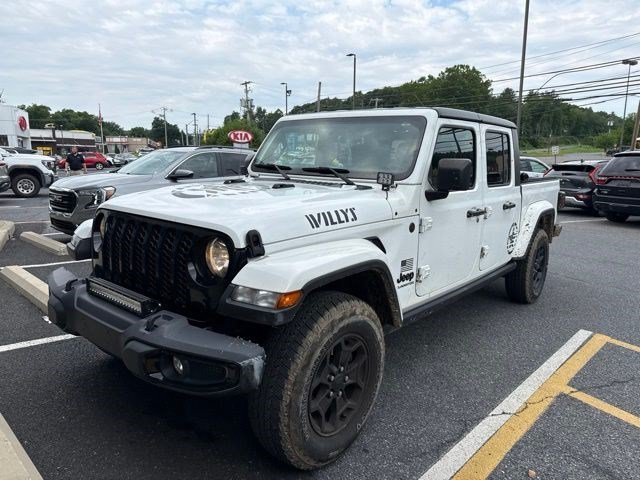 Used 2022 Bright White Clearcoat Jeep Willys image 3
