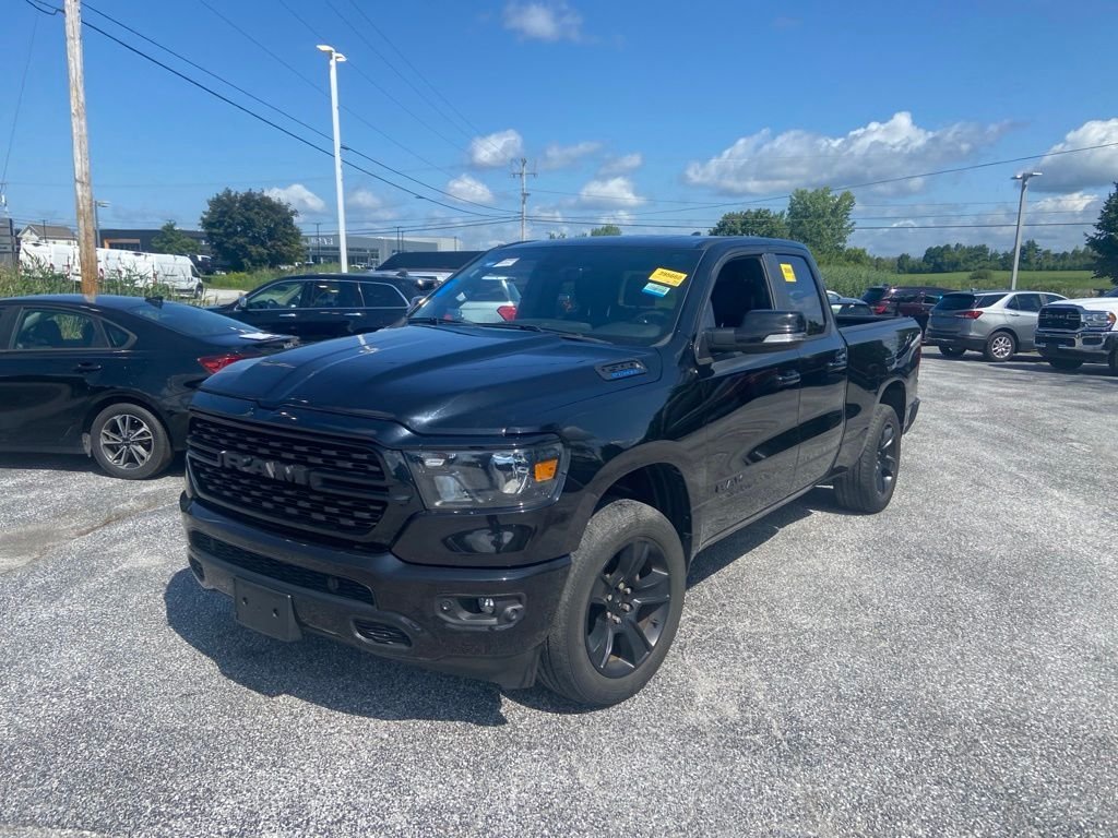 Used 2022 Diamond Black Crystal Pearlcoat Ram Big Horn/Lone Star image 3