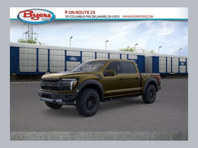 Shelter Green 2026 Ford F-150 Raptor SuperCrew 4WD Pickup Truck Four-Wheel Drive