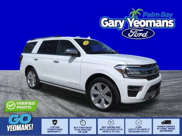 Certified Used 2024 Oxford White Ford Platinum image 1