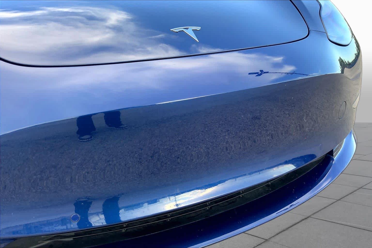 Used 2021 Deep Blue Metallic Tesla Standard Range Plus image 27