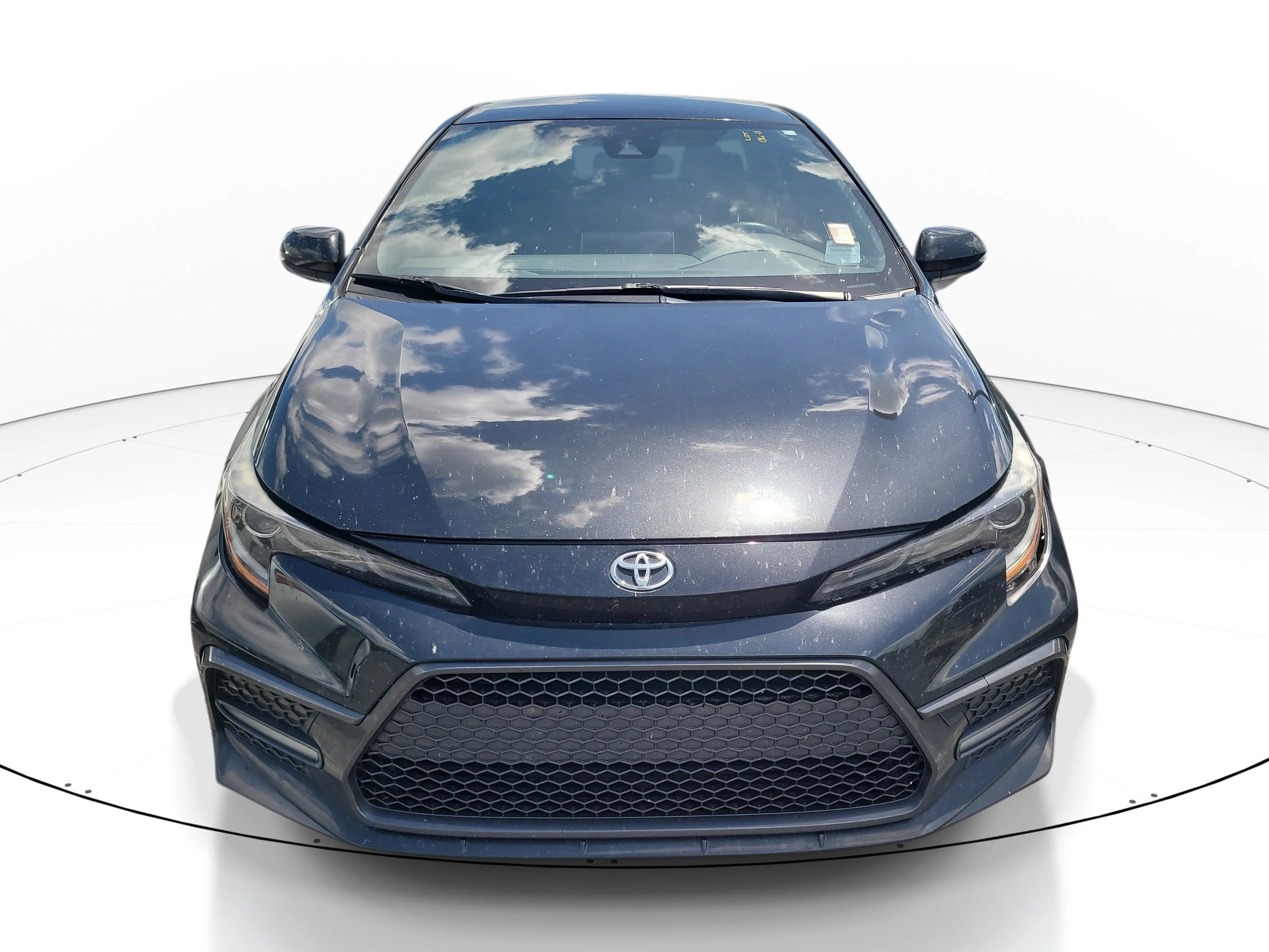 Used 2020 Black Sand Pearl Toyota SE image 2