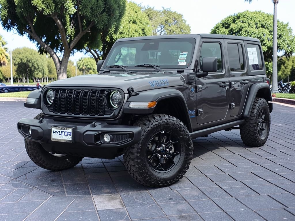 Used 2025 Jeep Wrangler 4xe Willys 4XE with VIN 1C4RJXN62SW585853 for sale in El Cajon, CA