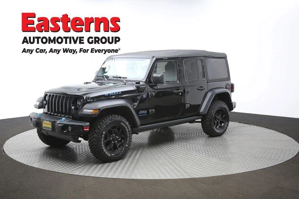 Certified Used 2023 Black Jeep Willys 4xe image 60