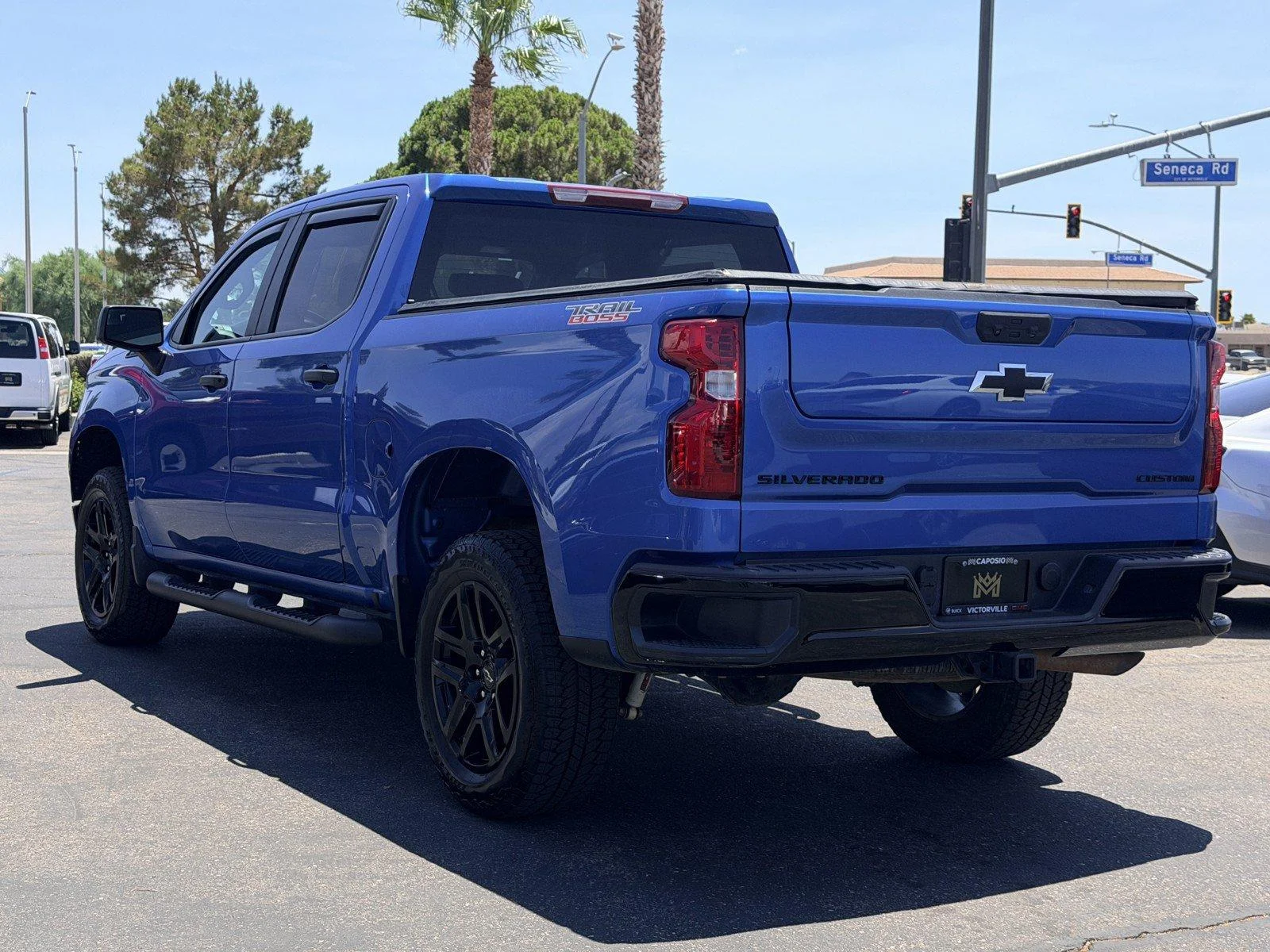 Used 2024 Glacier Blue Metallic Chevrolet Custom Trail Boss image 4