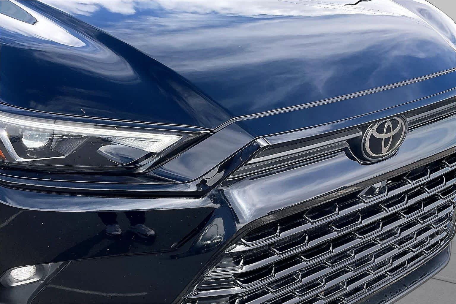 Used 2025 Midnight Black Metallic Toyota Hybrid Nightshade Edition image 30