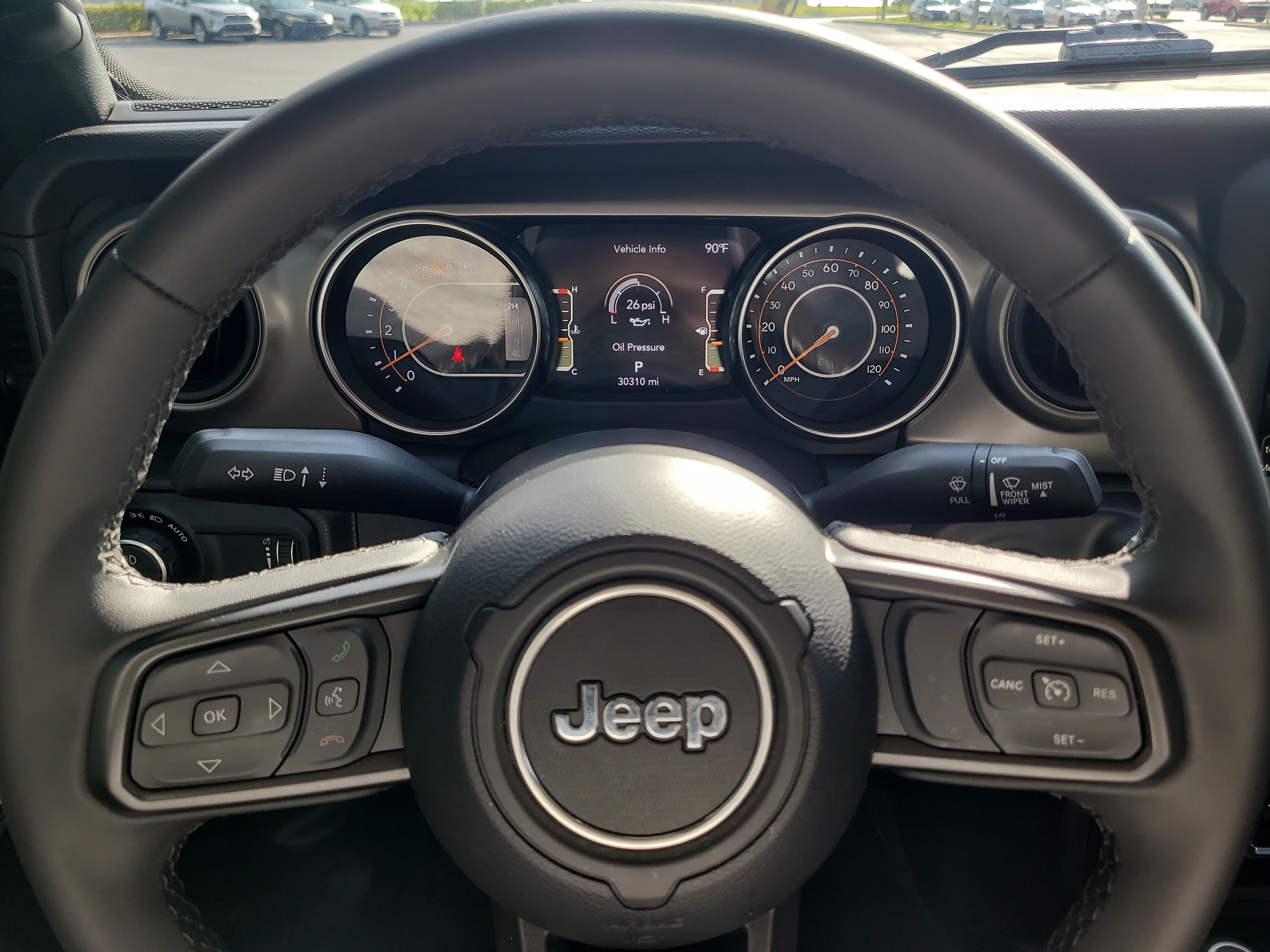 Used 2023 Granite Crystal Metallic Clearcoat Jeep Sport S image 29