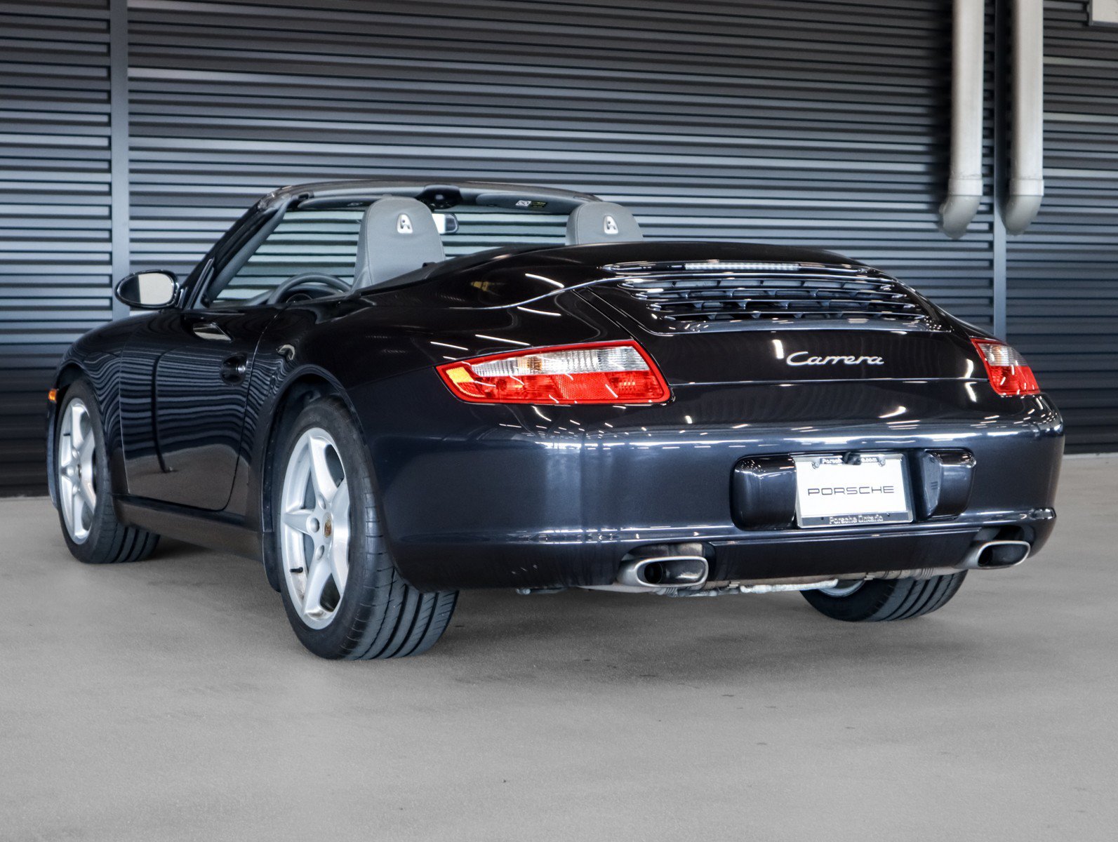 Used 2006 Atlas Grey Metallic Porsche Cabriolet Carrera S w/6-speed manual trans image 3