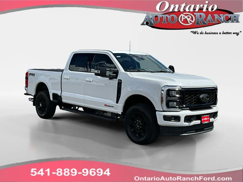 New 2026 Star White Metallic Tri-Coat Ford LARIAT image 1