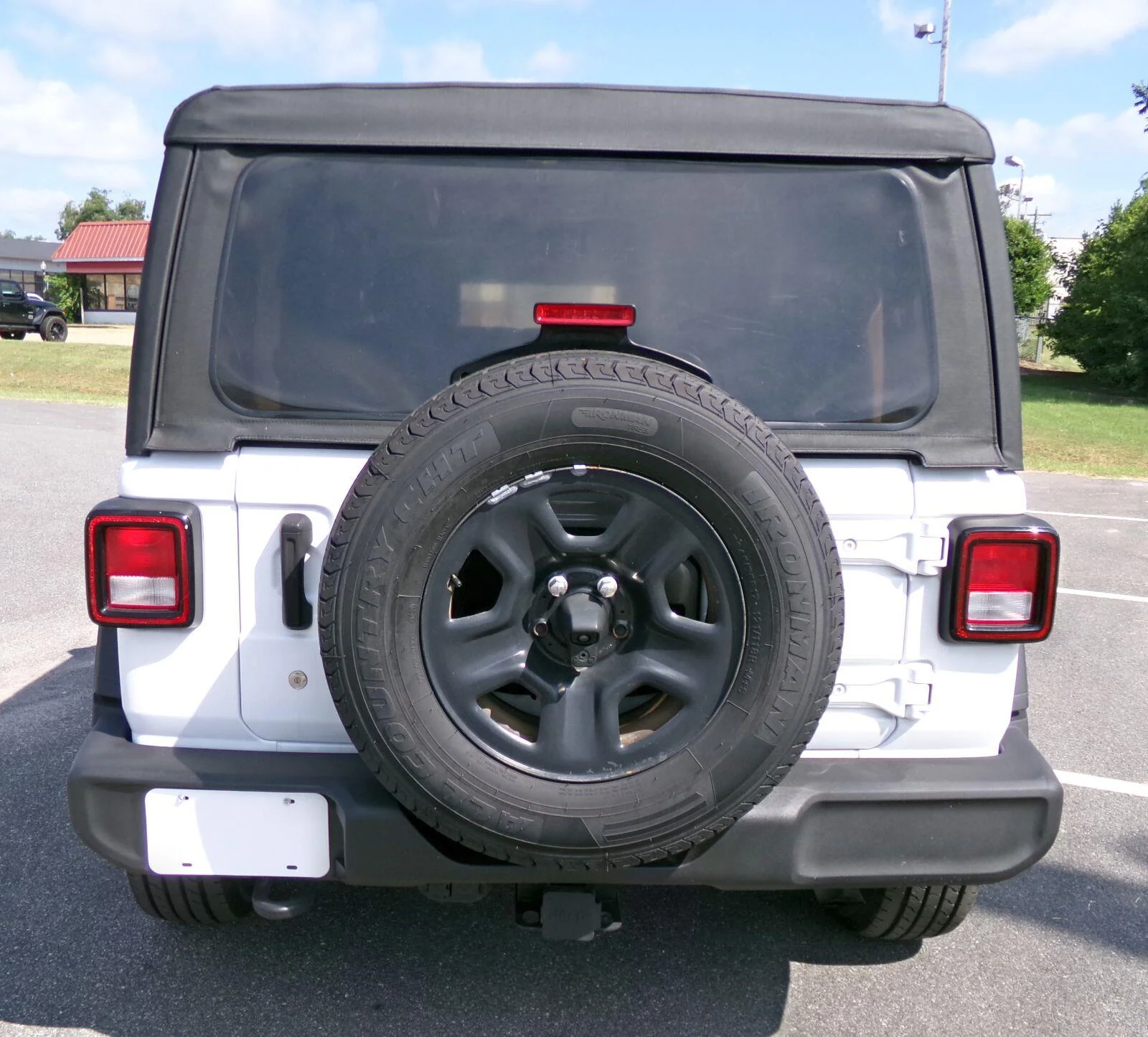Used 2021 Bright White Clearcoat Jeep Sport image 4