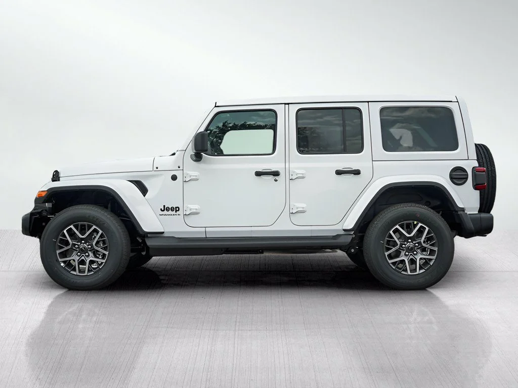 New 2026 Bright White Clearcoat Jeep Sahara image 4