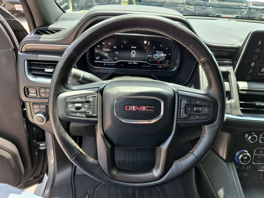 Used 2022 Satin Steel Metallic GMC AT4 image 25