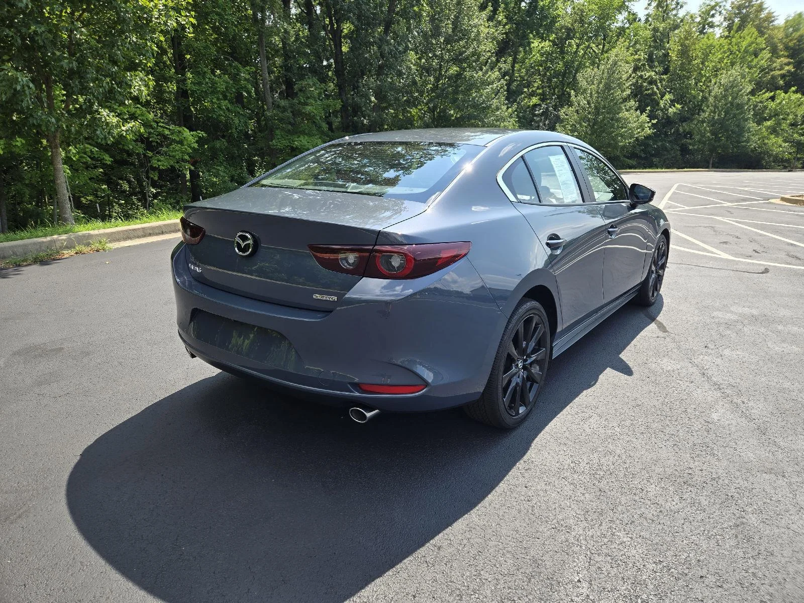 Used 2023 Polymetal Gray Metallic Mazda 2.5 S Carbon Edition image 3