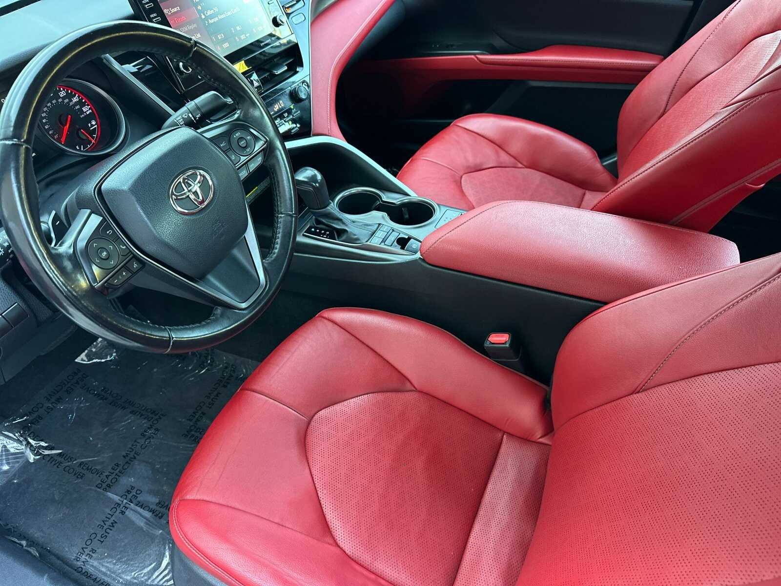 Used 2021 Midnight Black Metallic Toyota XSE 4D Sedan image 10