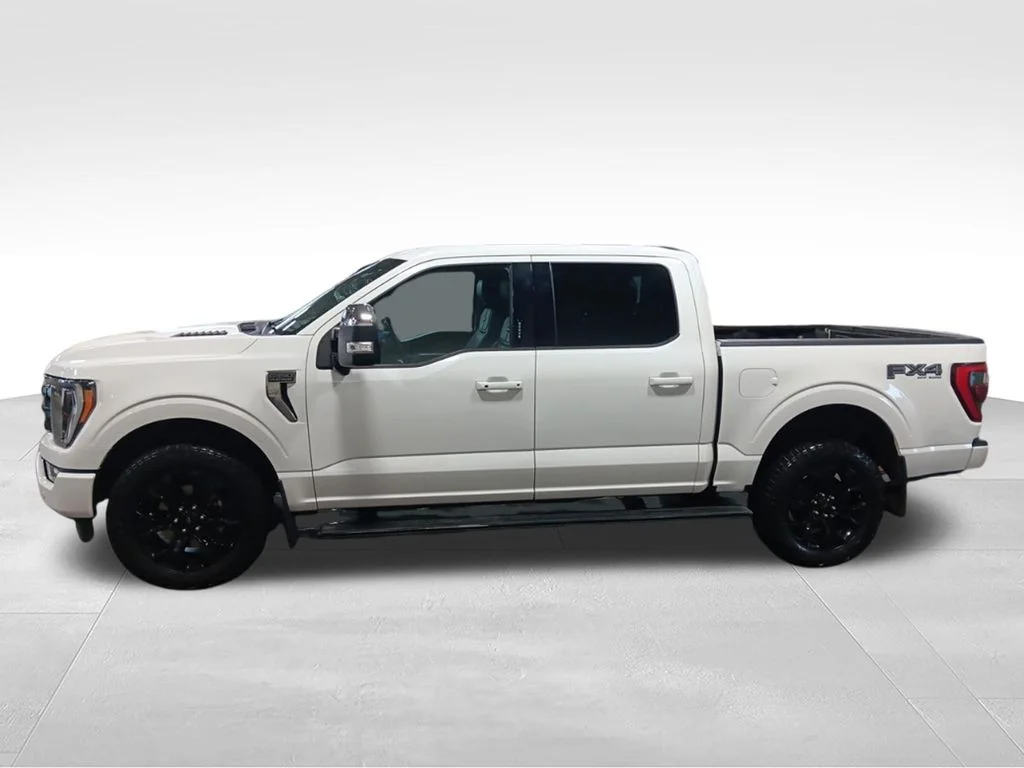 Used 2022 Star White Metallic Tri-Coat Ford Platinum image 3