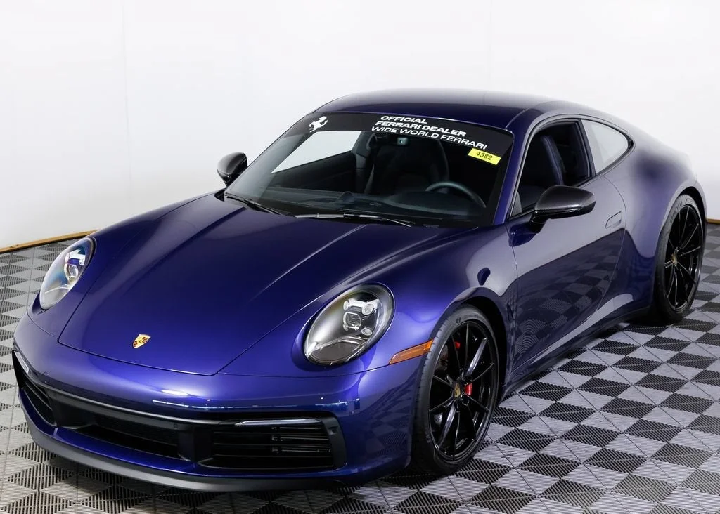Used 2022 Gentian Blue Metallic Porsche Carrera S image 13
