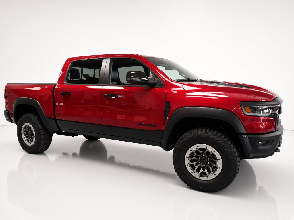 New 2026 Molten Red Pearl-Coat Exterior Paint RAM RHO image 3