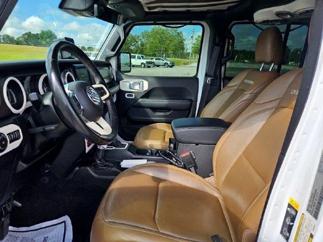Used 2021 Bright White Clearcoat Jeep Unlimited Rubicon image 9