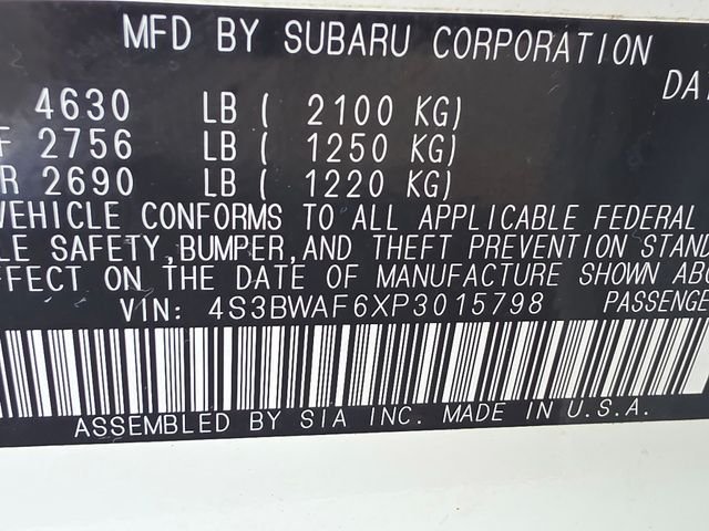 Used 2023 Crystal White Pearl Subaru Premium image 36