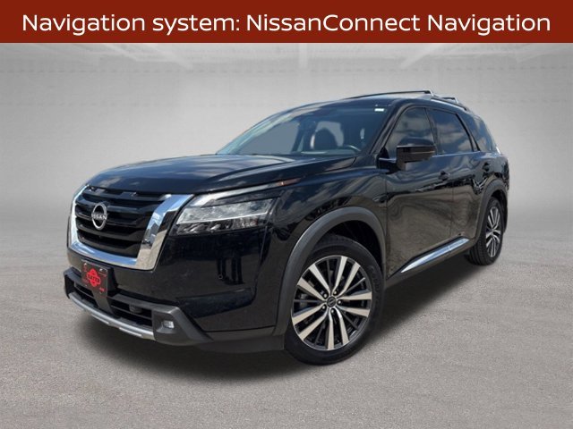 Certified Used 2022 Black Nissan Platinum image 2