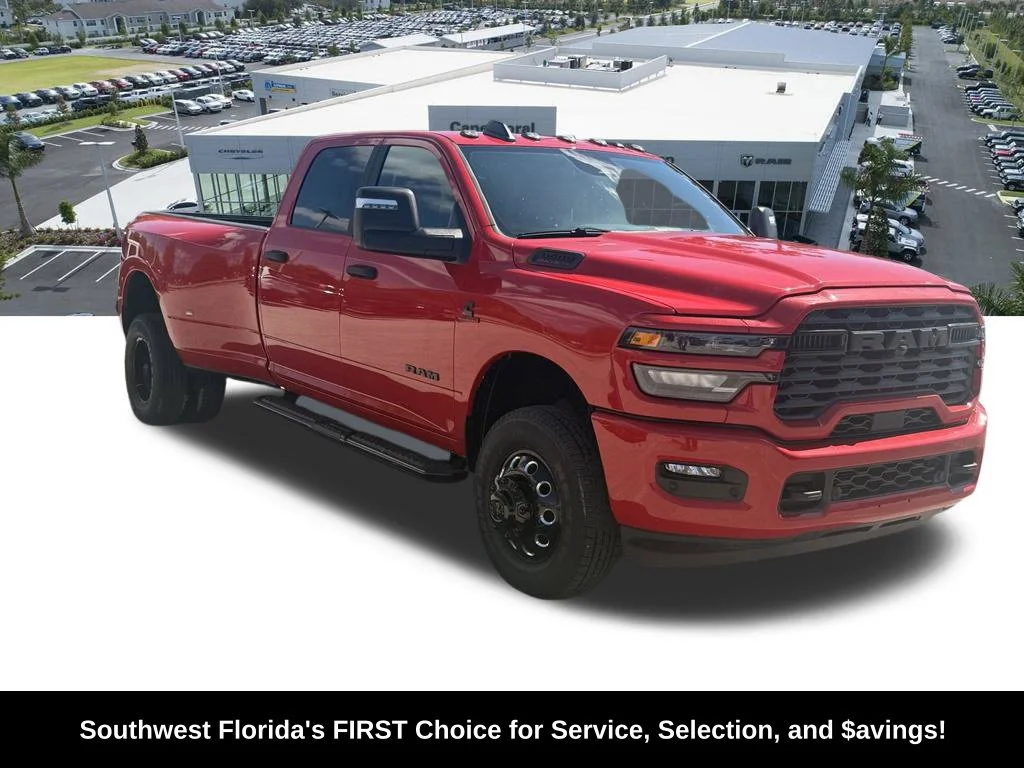 New 2026 Flame Red Clear-Coat Exterior Paint RAM Big Horn image 2