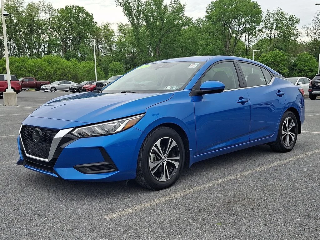 Used 2023 Blue Nissan SV image 3