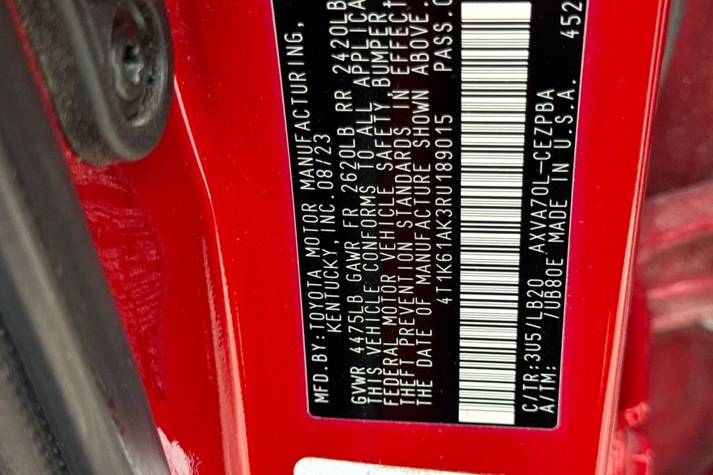 Used 2024 Red Toyota XSE image 36