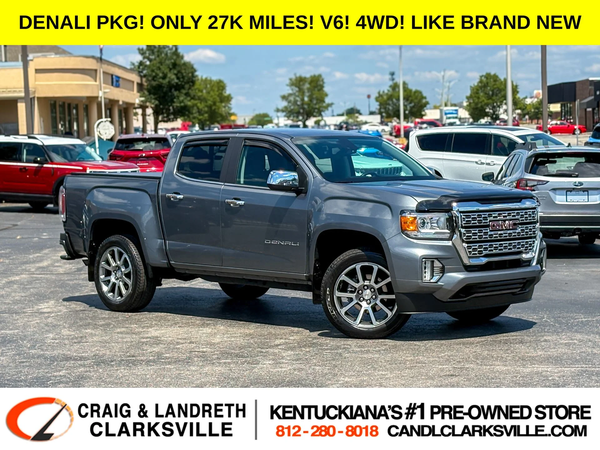 Used 2022 Gray GMC Denali image 1