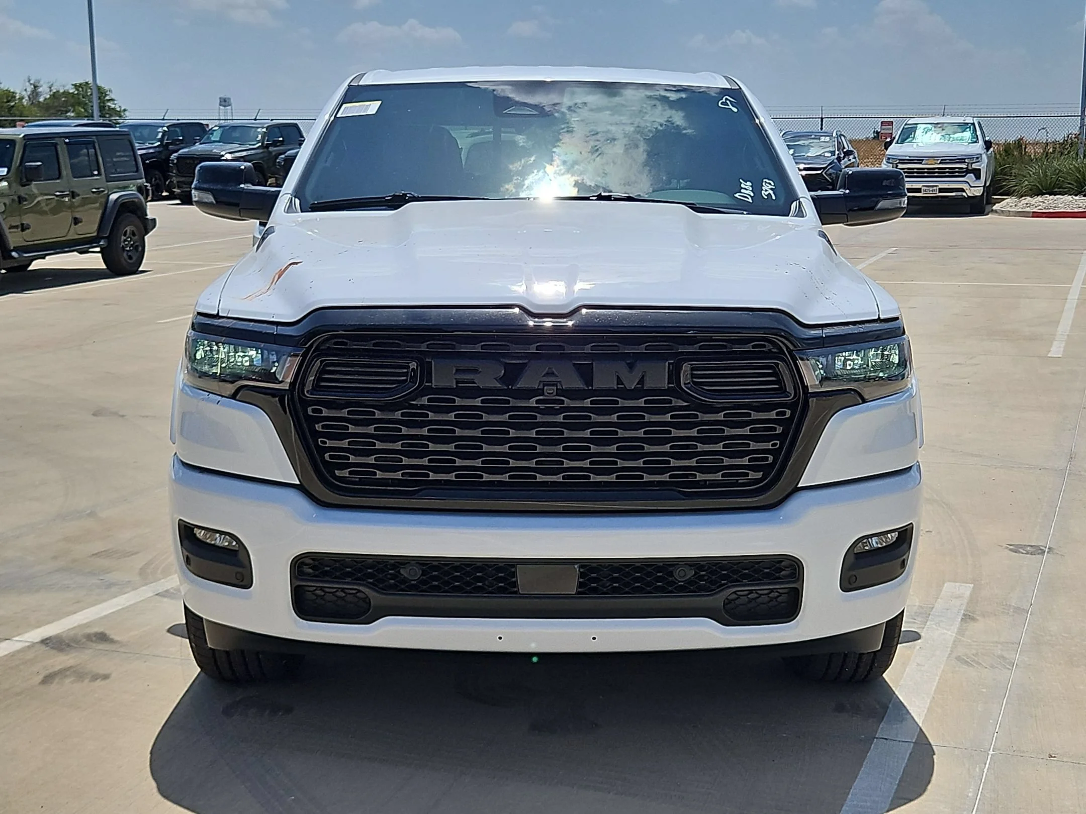 New 2027 Bright White Clearcoat RAM Big Horn/Lone Star image 8