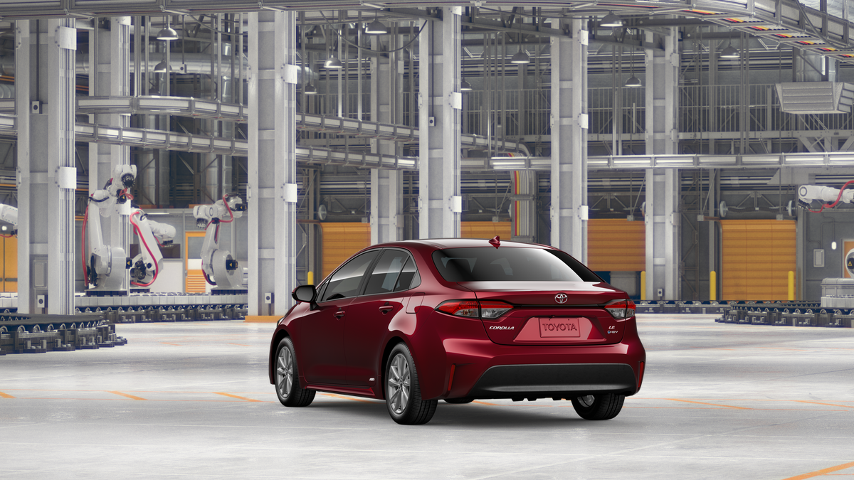 New 2026 Ruby Flare Pearl Toyota Hybrid LE image 7